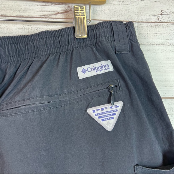 Columbia PFG Performance Fishing Gear Black Athletic Short Men's Size XL - Picture 6 of 11